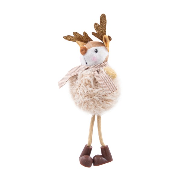 Подвеска новогодняя текстильная Олененок 20см