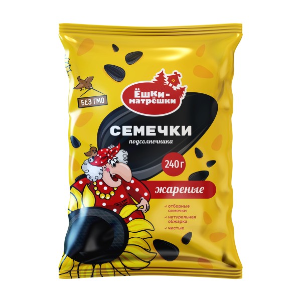 Семечки Ёшки-Матрёшки жареные 240г