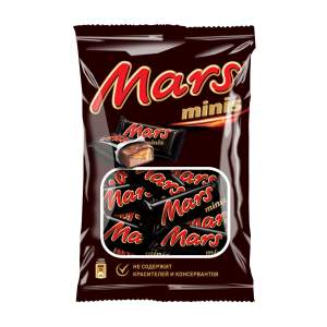Шоколадный батончик Mars Minis 182гр