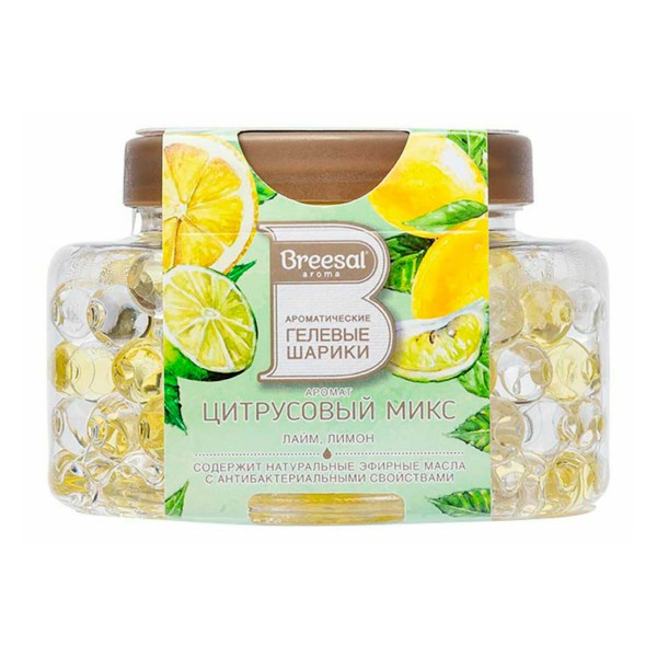 Шарики гелевые ароматические Breesal 160г цитрусовый микс