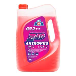 Антифриз AGA Z40 -40С G12 5кг красный