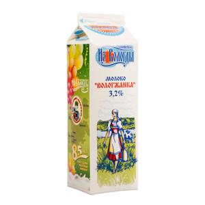 Молоко пастеризованное 3,2% Вологжанка 970мл БЗМЖ