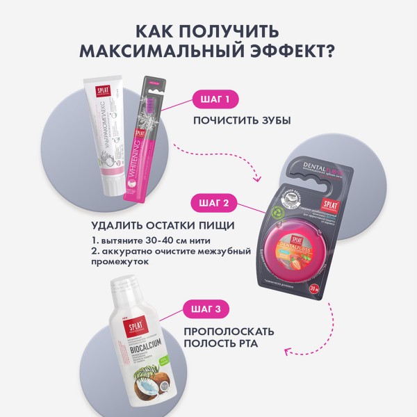 Зубная щетка Splat Professional Whitening medium