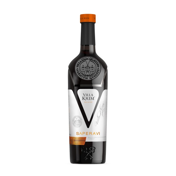 Вино красное сухое Villa Krim Saperavi 11,5-13,5% 0,75л  Крым