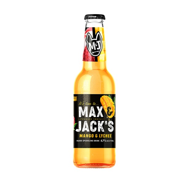 Напиток пивной Max&Jack’s Mango Lychee 4,7% 0,4л