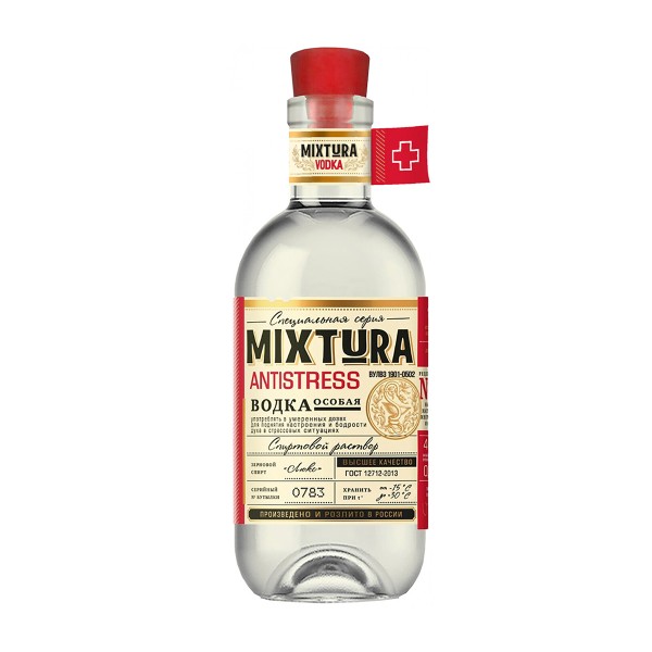 Водка особая Mixtura Antistress 40% 0,5л