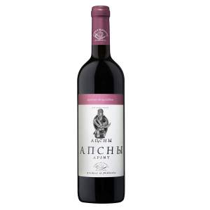 Вино красное полусадкое Апсны 12% 0,75л