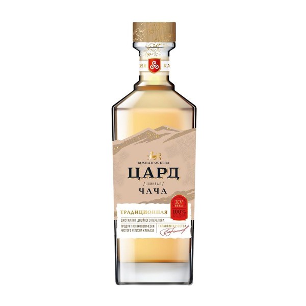Водка виноградная Цард Чача традиционная 40% 0,5л