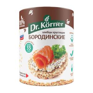 Хлебцы Dr.Korner 100гр бородинские
