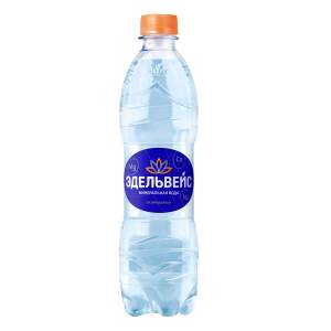 Вода питьевая минеральная газированная Эдельвейс 0,5л