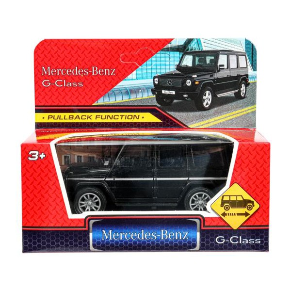 Машина Mercedes-Benz G-Class черный инерция 10,5см Технопарк