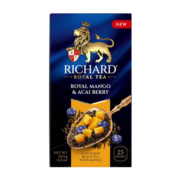 Чай черный Richard Royal Mango & Acai berry 25пак