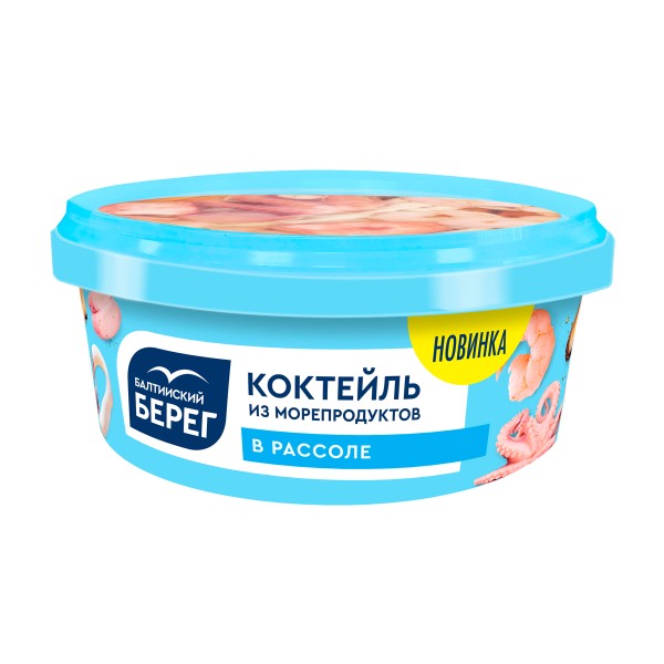 Коктейль из морепродуктов в рассоле Балтийский берег 300г
