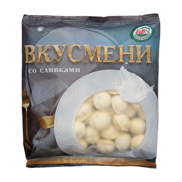 Пельмени Вкусмени Вологодский мясокомбинат 450г со сливками