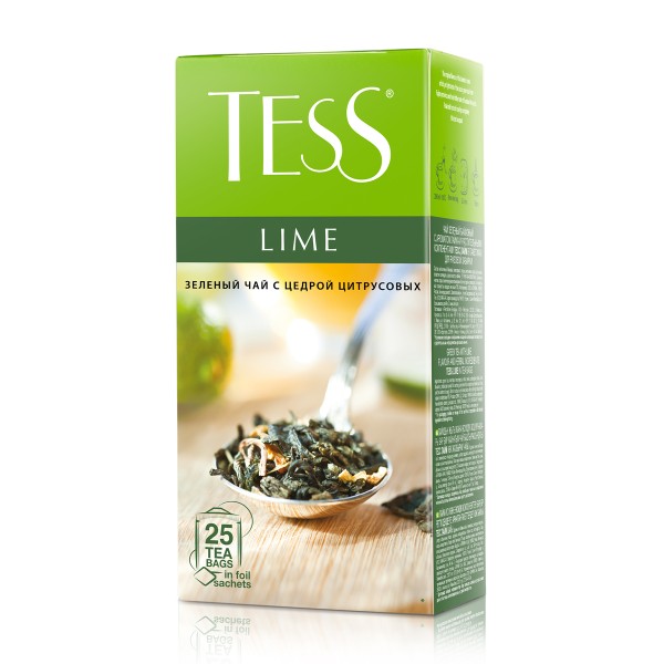 Чай зеленый Tess Lime 25пак