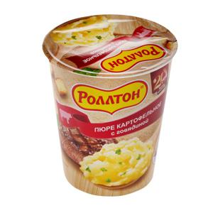 Пюре картофельное Роллтон 55гр с говядиной