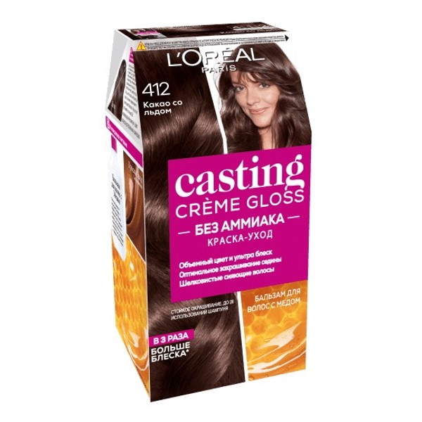 Краска для волос Loreal Casting Creme Gloss какао со льдом