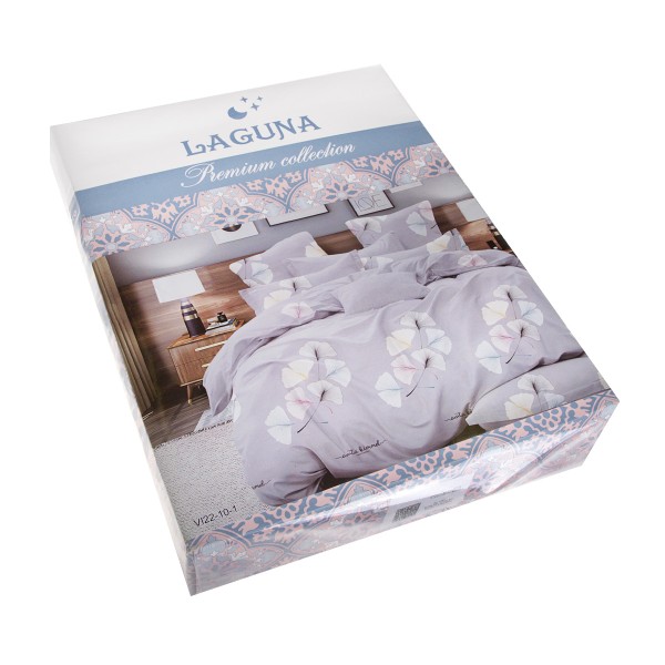 Комплект постельного белья Laguna 100% полисатин евро Клевер