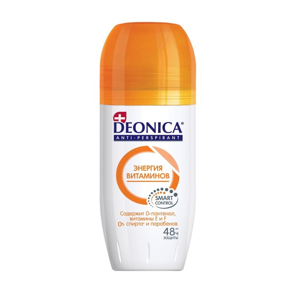 Дезодорант-антиперспирант роликовый Deonica 50мл энергия витаминов