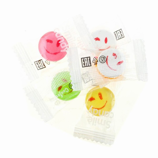 Карамель Confectum Smile Candy арбуз,лимон,клубника,манго
