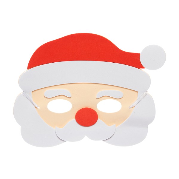 Маска карнавальная ПВХ Серпантин дед мороз