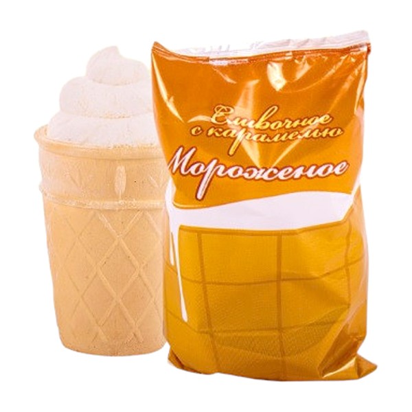 Мороженое стаканчик сливочное с карамелью Северодвинск-молоко 70г БЗМЖ