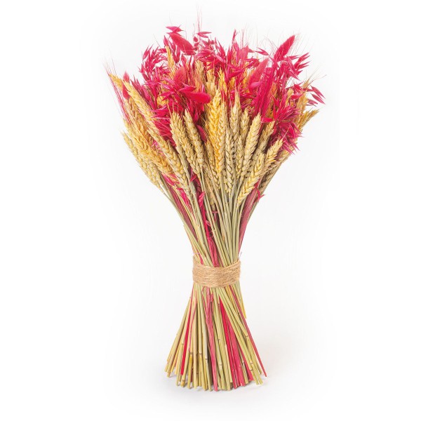 Букет Пурпурные тона подарочный из сухоцветов