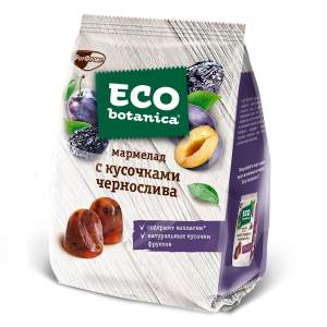 Мармелад Eco Botanica с кусочками чернослива 200г