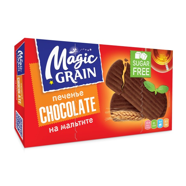 Печенье Magic Grain Choсolate на мальтите 170г