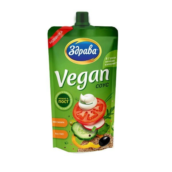Соус майонезный Vegan 30% Здрава 200г