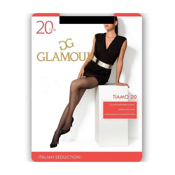 Колготки Glamour Tiamo 20den nero, 4