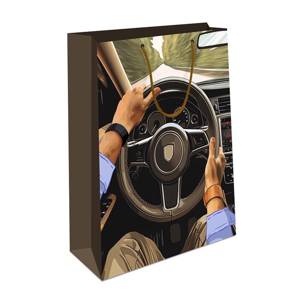 Сумка подарочная бумажная ламинированная 18х22см Арт&Дизайн