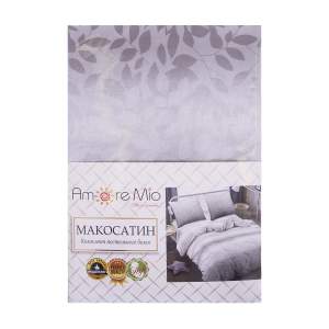Комплект постельного белья Amore Mio макосатин печатный 2-спальный
