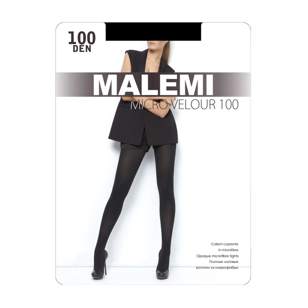 Колгтки Malemi Micro Velour100den nero 4