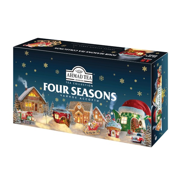 Набор подарочный чай ассорти Аhmad Tea For Seasons 15 вкусов 9пак