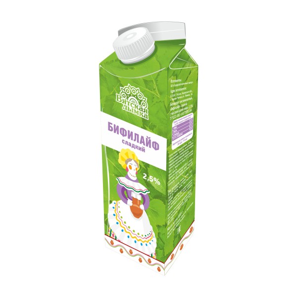 Бифилайф Вятская дымка сладкий 2,5% 450г БЗМЖ