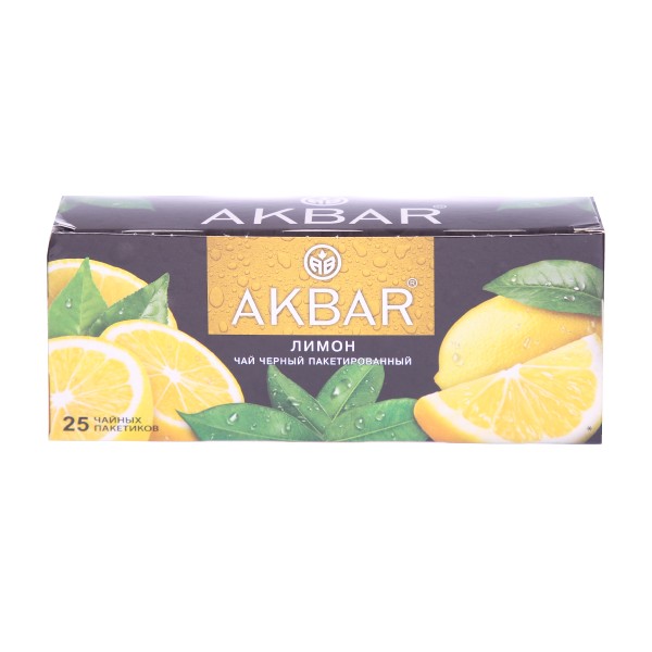 Чай черный Akbar Лимон 25пак