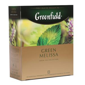 Чай зеленый Greenfield Green Melissa 100пак