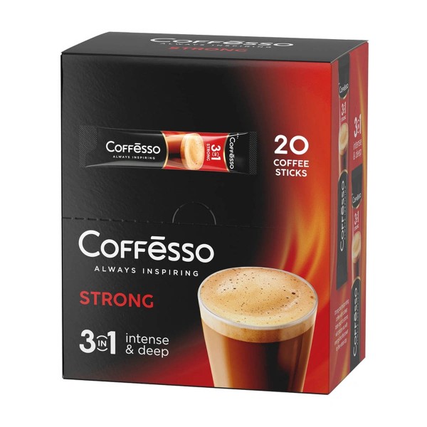 Напиток кофейный Coffesso Strong 3в1 20шт