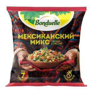 Смесь Овощи с рисом Мексиканский микс Бондюэль 400г