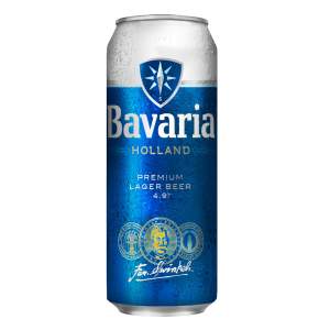 Пиво светлое Bavaria Premium 4,9% 0,45л