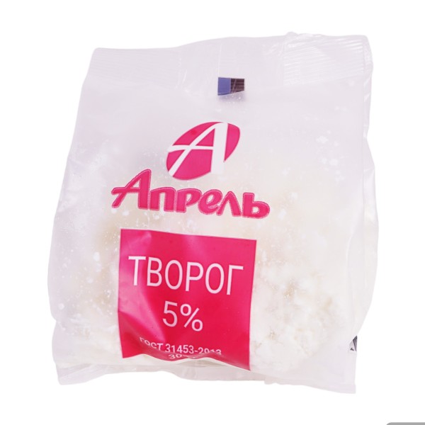 Творог 5% МПЦ Апрель 300г БЗМЖ