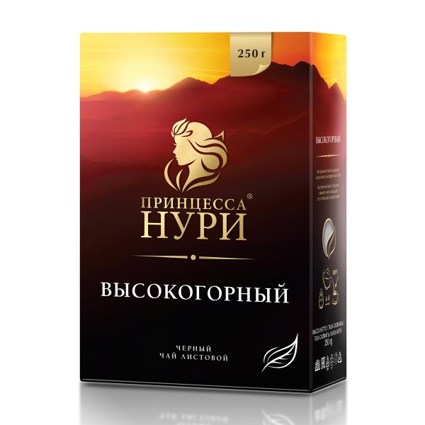 Чай черный Принцесса Нури высокогорный листовой 250г