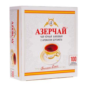 Чай черный Азерчай с ароматом бергамота 100пак