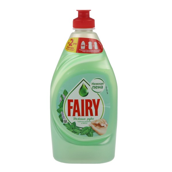 Средство для мытья посуды Fairy Нежные руки 450мл чайное дерево и мята