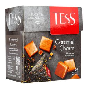 Чай черный Tess Caramel Charm 20пирамидок