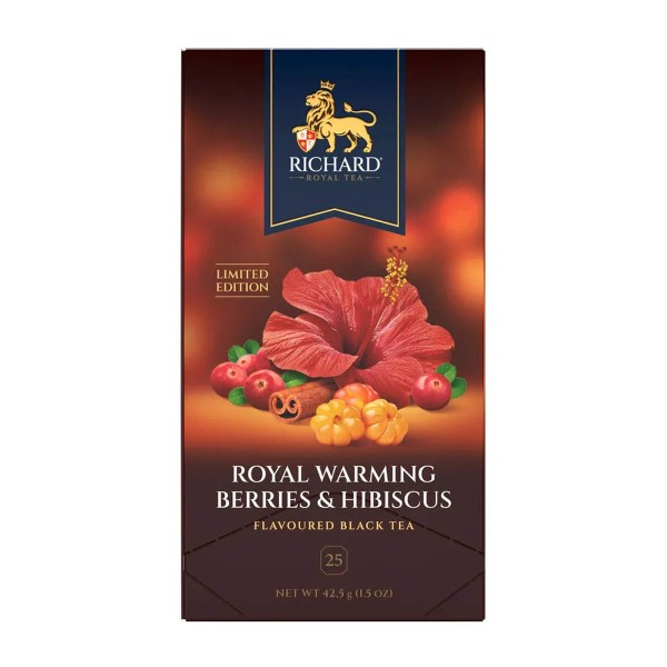 Чай черный Richard Royal Warming Berries&Hibiscus 25пак