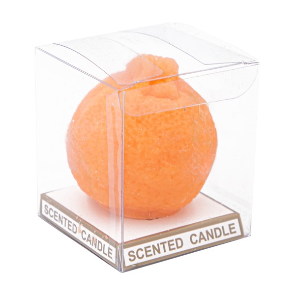 Свеча новогодняя декоративная Мандаринка