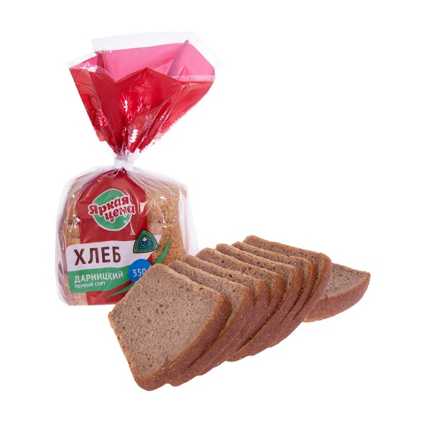 Хлеб Дарницкий в нарезку 1 сорт Яркая цена 350г