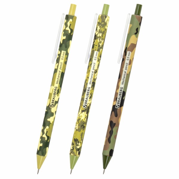 Карандаш Soft Print Military механический 0,5мм Brauberg